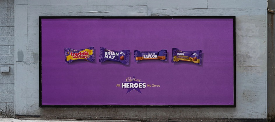 Cadbury celebrates all-star mix with playful campaign